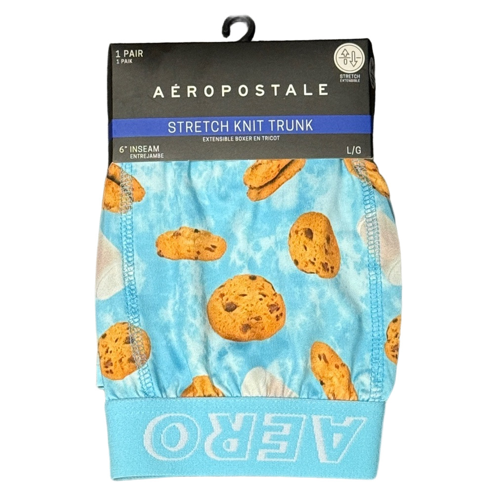 Mens Chocolate Chip Cookies Boxer Briefs  - Size Large - Aeropostale - NWT